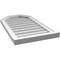 Ekena Millwork Octagonal Top Surface Mount PVC Gable Vent w/ 2"W x 2"P Brickmould Sill Frame, 18"W x 32"H GVPOT18X3203SN - alternate 5